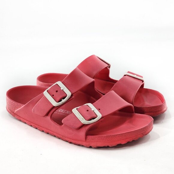 BIRKENSTOCK Arizona Eva 2-Strap Slide Sandal Pink - Picture 3 of 7